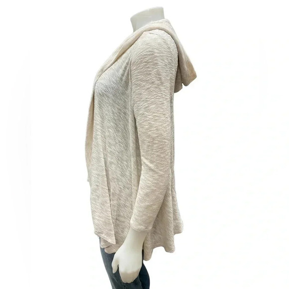 Dolan Anthropologie Open Cream Cardigan Hoodie  Size XS - Picture 5 of 8